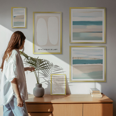 Bildergalerie-set für die wand Abstrakte Naturkompositionen