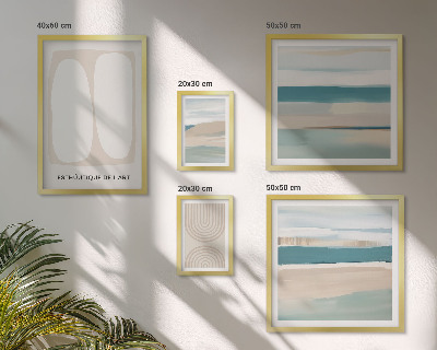 Bildergalerie-set für die wand Abstrakte Naturkompositionen