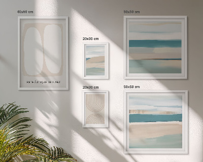 Bildergalerie-set für die wand Abstrakte Naturkompositionen