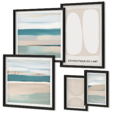 Bildergalerie-set für die wand Abstrakte Naturkompositionen