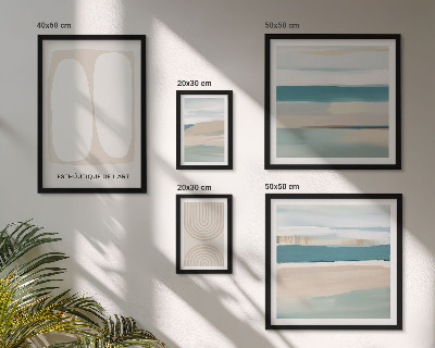 Bildergalerie-set für die wand Abstrakte Naturkompositionen