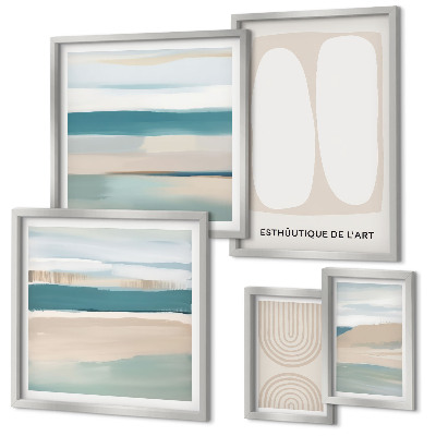 Bildergalerie-set für die wand Abstrakte Naturkompositionen