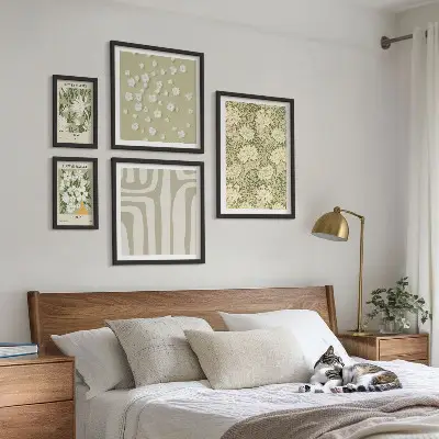 Kissenbezüge für das Sofa im Boho-Stil mit Blumenmuster