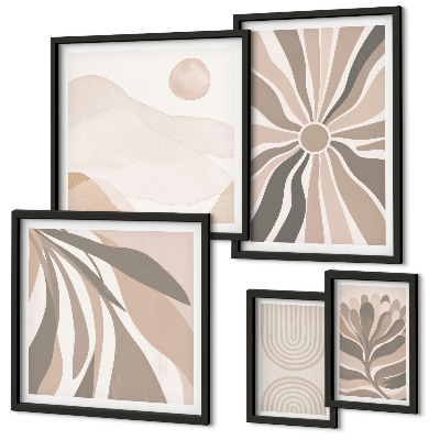 Bildergalerie-set für die wand Stilvolle Naturkompositionen