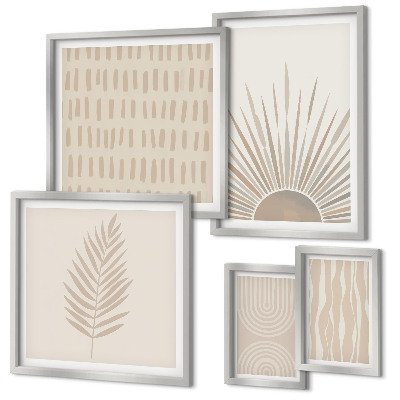 Bildergalerie-set für die wand Stilvolle Dekorationen, Natur, Geometrie