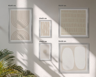 Bildergalerie-set für die wand Stilvolle abstrakte Formen