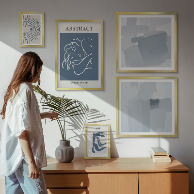 Bildergalerie-set für die wand Stilvolle minimalistische Abstraktionen