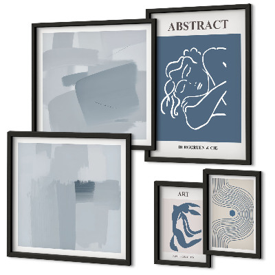 Bildergalerie-set für die wand Stilvolle minimalistische Abstraktionen