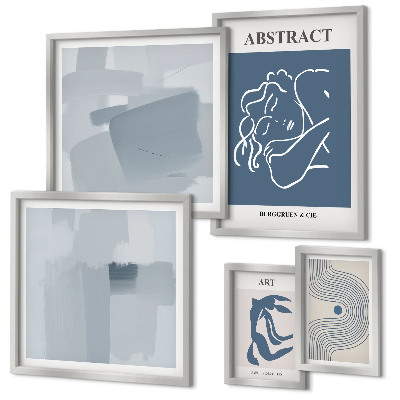Bildergalerie-set für die wand Stilvolle minimalistische Abstraktionen
