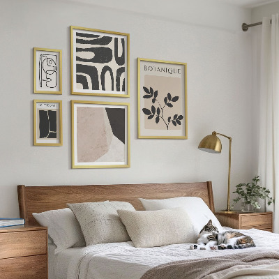 Bilderset fürs sofa Stilvolle minimalistische Grafiken