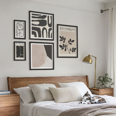 Bilderset fürs sofa Stilvolle minimalistische Grafiken