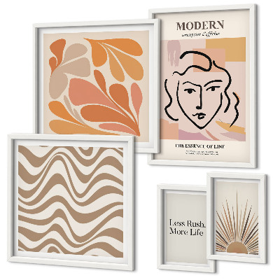 Bildergalerie-set für die wand Moderner abstrakter Stil