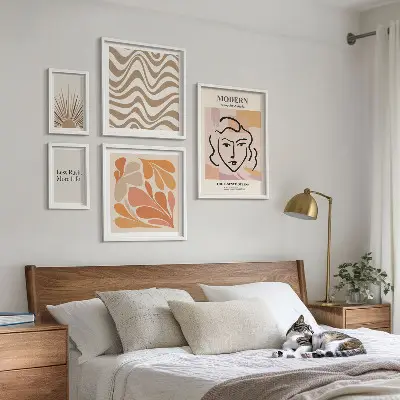 Bildergalerien-Set für die Wand im modernen abstrakten Stil