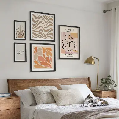 Bildergalerien-Set für die Wand im modernen abstrakten Stil