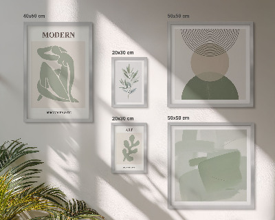 Modernes wandbilder-set Moderner Stil mit Abstraktion