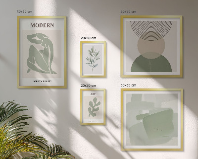Modernes wandbilder-set Moderner Stil mit Abstraktion