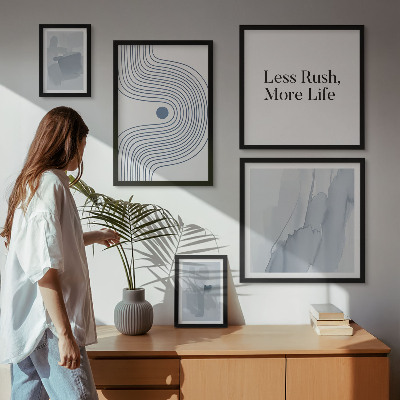 Bilderset fürs sofa Moderne minimalistische Grafik