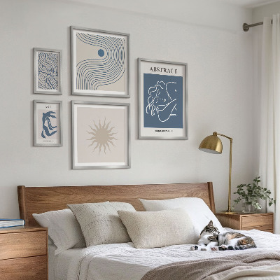 Bildergalerie-set für die wand Stilvolle abstrakte Geometrie