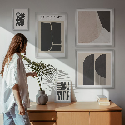 Bildergalerie-set für die wand Stilvolle minimalistische Grafiken