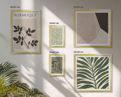 Modernes wandbilder-set Moderne Pflanzeninspirationen