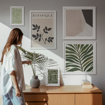 Modernes wandbilder-set Moderne Pflanzeninspirationen