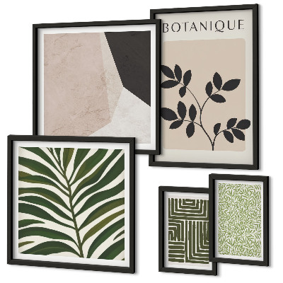 Modernes wandbilder-set Moderne Pflanzeninspirationen