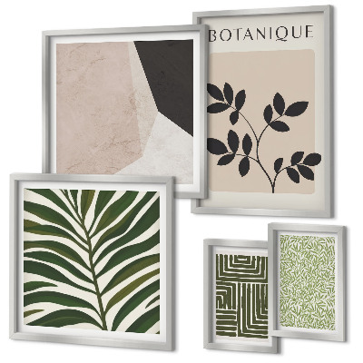 Modernes wandbilder-set Moderne Pflanzeninspirationen