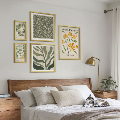 Modernes wandbilder-set Moderne Pflanzenmotive