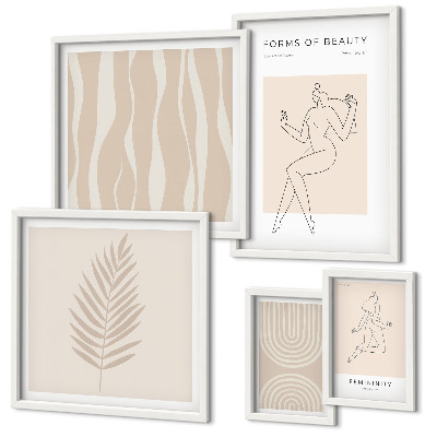 Modernes wandbilder-set Schöne minimalistische Motive