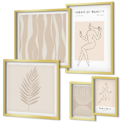Modernes wandbilder-set Schöne minimalistische Motive