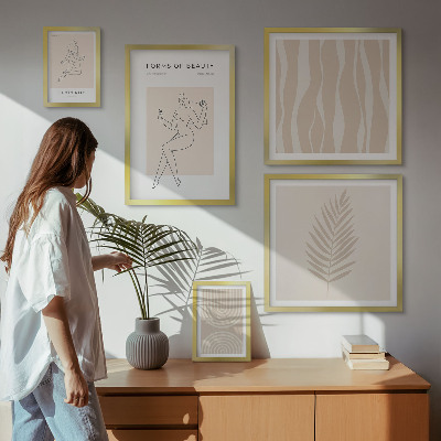 Modernes wandbilder-set Schöne minimalistische Motive