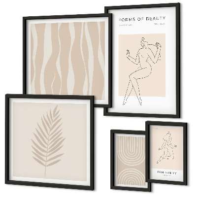Modernes wandbilder-set Schöne minimalistische Motive