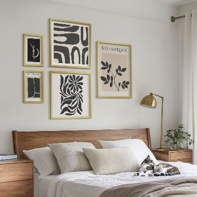 Bilderset fürs sofa Moderne Pflanzenmotive