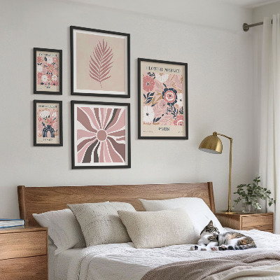 Bildergalerie-set für die wand Blumenmärkte im Boho-Stil