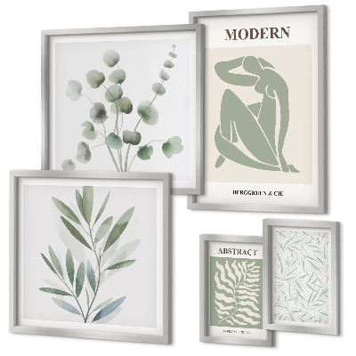 Bildergalerie-set für die wand Stilvolle dekorative Pflanzenmotive