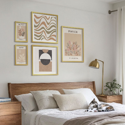 Bildergalerie-set für die wand Stilvolle Pflanzenabstraktionen