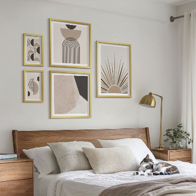 Bildergalerie-set für die wand Abstrakte geometrische Formen
