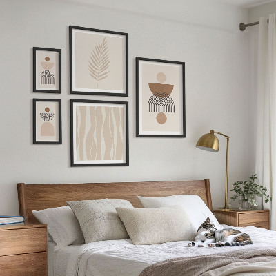 Modernes wandbilder-set Abstrakte Formen der Natur