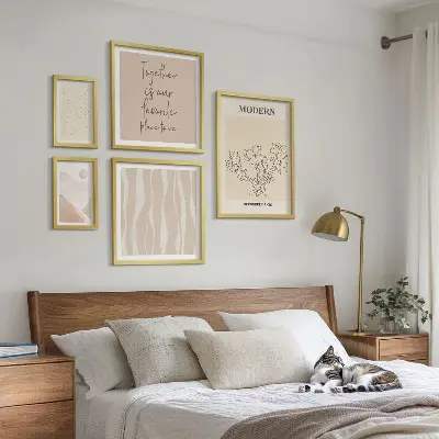 Modernes Wandbilder-Set modernes minimalistisches Design