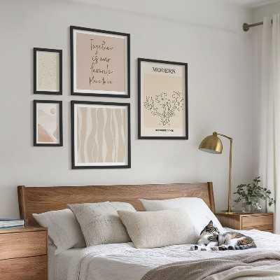 Modernes wandbilder-set Modernes minimalistisches Set