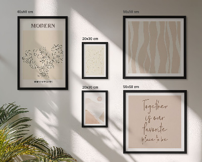 Modernes wandbilder-set Modernes minimalistisches Set