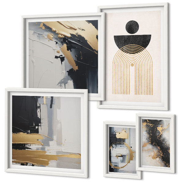Bildergalerie-set für die wand Abstrakte moderne Kompositionen