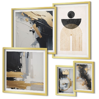 Bildergalerie-set für die wand Abstrakte moderne Kompositionen