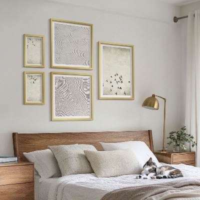 Modernes wandbilder-set Minimalistische Vogelmalerei