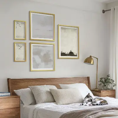 Bilderset fürs Sofa mit industrieller Vogelschar