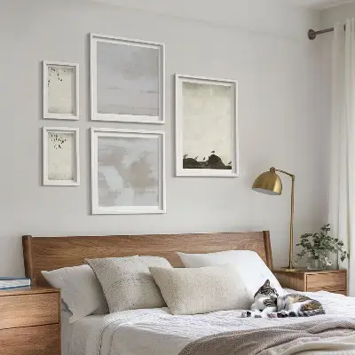 Bilderset fürs Sofa mit industrieller Vogelschar