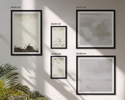 Bildergalerie-set für die wand Minimalistische Vögel im Flug