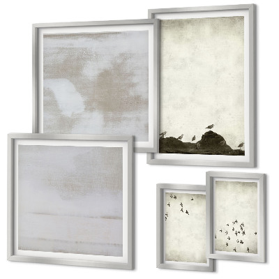 Bildergalerie-set für die wand Minimalistische Vögel im Flug