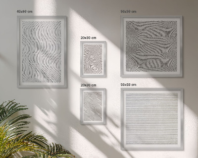 Modernes wandbilder-set Sandmuster Strukturen Geometrie