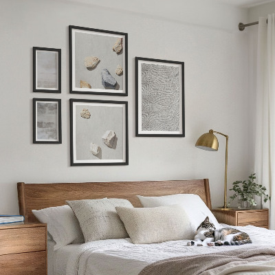 Bilderset fürs sofa Moderne minimalistische Texturen